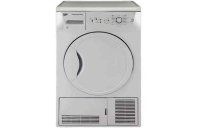 Beko DCU8230W 8KG Condenser Tumble Dryer - White